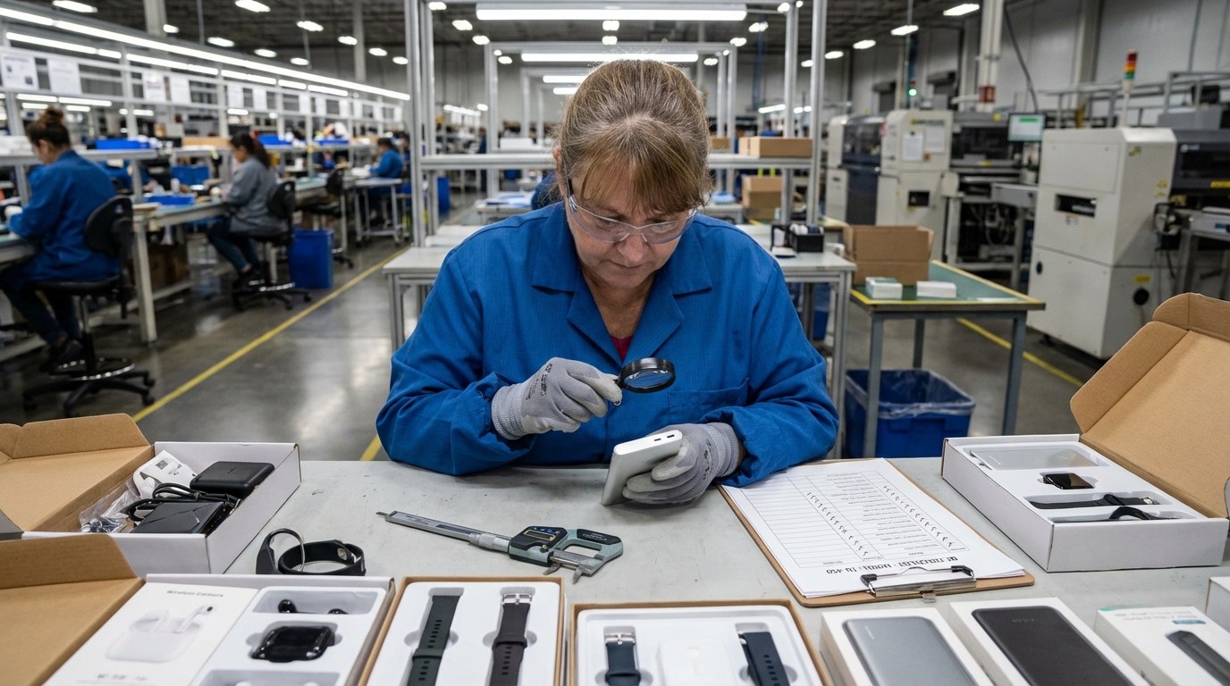 Quality Control and Inspection Process for Tech Gift Orders